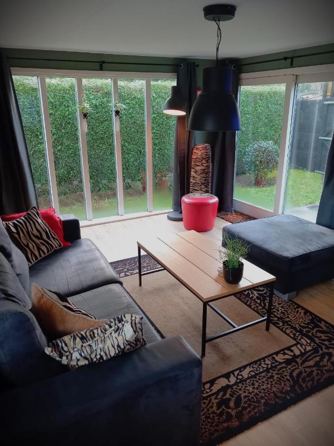 Veluwepark Reewold #Chalet Buizerd# Tussen Het Bosrijke Putten En Garderen Eksteriør bilde